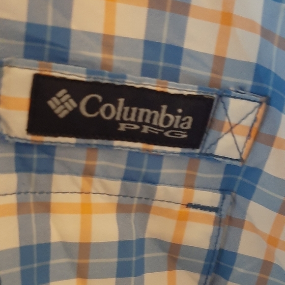 COLUMBIA P.FG BUTTON DOWN NEW WITH TAGS - Picture 2 of 3